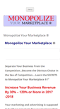 Mobile Screenshot of monopolizeyourmarketplace.com